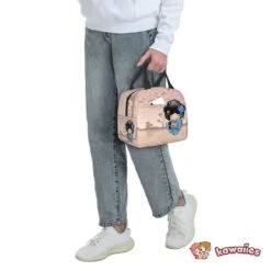 Japanese Keiko Kokeshi Doll Lunch Bag -Kawaii Store kawaiies plushies plush softtoy japanese keiko kokeshi doll lunch bag bags 521031