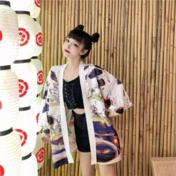 Apparel Japanese Kimono Samurai Princess Aime -Kawaii Store kawaiies plushies plush softtoy japanese kimono samurai princess aime kimono 764821