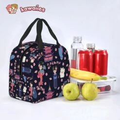 Japanese Kokeshi Doll Lunch Bag -Kawaii Store kawaiies plushies plush softtoy japanese kokeshi doll lunch bag new bag 188740