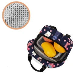 Japanese Kokeshi Doll Lunch Bag -Kawaii Store kawaiies plushies plush softtoy japanese kokeshi doll lunch bag new bag 296173