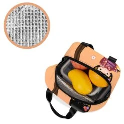 Japanese Kokeshi Doll Lunch Bag -Kawaii Store kawaiies plushies plush softtoy japanese kokeshi doll lunch bag new bag 671336