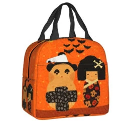 Japanese Kokeshi Doll Lunch Bag -Kawaii Store kawaiies plushies plush softtoy japanese kokeshi doll lunch bag new bag halloween 578856