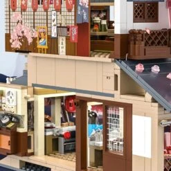 Japanese Kumamoto Bear Restaurant Micro Building Set -Kawaii Store kawaiies plushies plush softtoy japanese kumamoto bear restaurant micro building set build it 484146