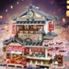 Japanese Kumamoto Bear Restaurant Micro Building Set