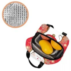 Japanese Lucky Cat Lunch Bag -Kawaii Store kawaiies plushies plush softtoy japanese lucky cat lunch bag bag 525049