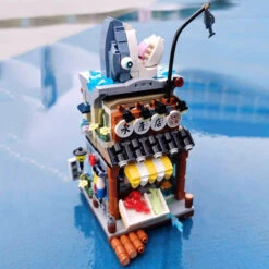 Japanese Ramen Bar Seafood Store Micro Building Sets -Kawaii Store kawaiies plushies plush softtoy japanese ramen bar seafood store micro building sets build it 937453