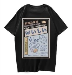 Apparel Japanese Ramen Fish Noodles Unisex Tee -Kawaii Store kawaiies plushies plush softtoy japanese ramen fish noodles unisex tee apparel black s 991465
