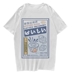 Apparel Japanese Ramen Fish Noodles Unisex Tee -Kawaii Store kawaiies plushies plush softtoy japanese ramen fish noodles unisex tee apparel white s 534155
