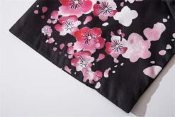 Apparel Japanese Sakura Black Red Anime Girl Long Kimono Cardigan Robes 24 Apparel Japanese Sakura Black Red Anime Girl Long Kimono Cardigan Robes -Kawaii Store kawaiies plushies plush softtoy japanese sakura black red anime girl long kimono cardigan robes new apparel 883398