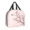 Japanese Sakura Cherry Blossoms Insulated Lunch Bags -Kawaii Store kawaiies plushies plush softtoy japanese sakura cherry blossoms insulated lunch bags bag pink 539602