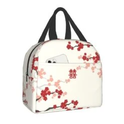 Japanese Sakura Cherry Blossoms Lunch Bag Collection 2023 -Kawaii Store kawaiies plushies plush softtoy japanese sakura cherry blossoms lunch bag collection 2023 bag red sakura 853882