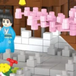 Japanese Sakura Palace Shrine Nano Building Blocks 23 Japanese Sakura Palace Shrine Nano Building Blocks -Kawaii Store kawaiies plushies plush softtoy japanese sakura palace shrine nano building blocks build it 244945