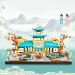Japanese Sakura Palace Shrine Nano Building Blocks 25 Japanese Sakura Palace Shrine Nano Building Blocks -Kawaii Store kawaiies plushies plush softtoy japanese sakura palace shrine nano building blocks build it 497724