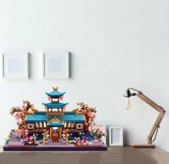 Japanese Sakura Palace Shrine Nano Building Blocks 30 Japanese Sakura Palace Shrine Nano Building Blocks -Kawaii Store kawaiies plushies plush softtoy japanese sakura palace shrine nano building blocks build it 718509