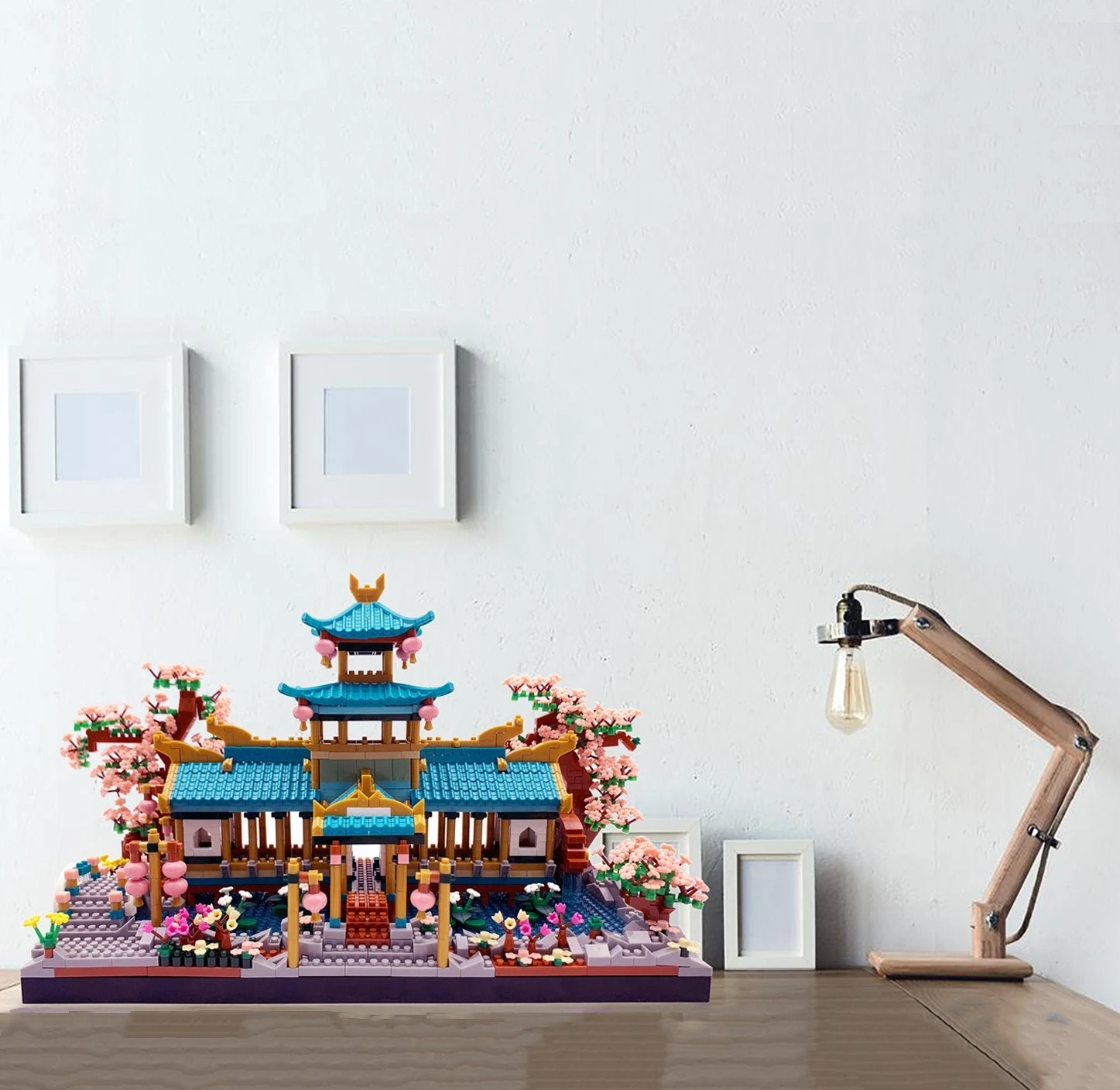 Japanese Sakura Palace Shrine Nano Building Blocks 16 Japanese Sakura Palace Shrine Nano Building Blocks - Image 14