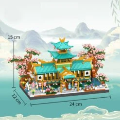 Japanese Sakura Palace Shrine Nano Building Blocks 27 Japanese Sakura Palace Shrine Nano Building Blocks -Kawaii Store kawaiies plushies plush softtoy japanese sakura palace shrine nano building blocks build it 894247