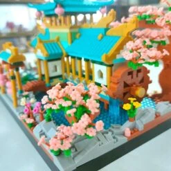 Japanese Sakura Palace Shrine Nano Building Blocks 21 Japanese Sakura Palace Shrine Nano Building Blocks -Kawaii Store kawaiies plushies plush softtoy japanese sakura palace shrine nano building blocks new build it 115271