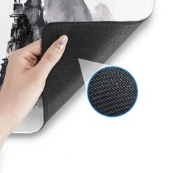 Accessories Japanese Samurai Blood Red Sun & Mountains Large Mouse Pad -Kawaii Store kawaiies plushies plush softtoy japanese samurai blood red sun mountains large mouse pad memo pads 842300