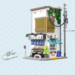 Japanese Steamed Bun Shop Building Blocks -Kawaii Store kawaiies plushies plush softtoy japanese steamed bun shop building blocks build it 116790