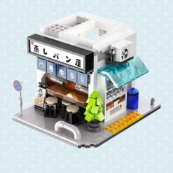 Japanese Steamed Bun Shop Building Blocks -Kawaii Store kawaiies plushies plush softtoy japanese steamed bun shop building blocks build it 321781