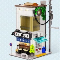 Japanese Steamed Bun Shop Building Blocks -Kawaii Store kawaiies plushies plush softtoy japanese steamed bun shop building blocks build it 674433