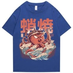 Apparel Japanese Takoyaki Octopus Wave Unisex Tee 10 Apparel Japanese Takoyaki Octopus Wave Unisex Tee -Kawaii Store kawaiies plushies plush softtoy japanese takoyaki octopus wave unisex tee apparel blue s 183790