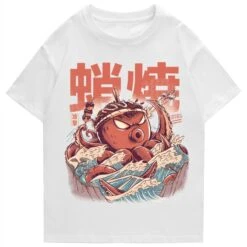 Apparel Japanese Takoyaki Octopus Wave Unisex Tee 9 Apparel Japanese Takoyaki Octopus Wave Unisex Tee -Kawaii Store kawaiies plushies plush softtoy japanese takoyaki octopus wave unisex tee apparel white s 103462