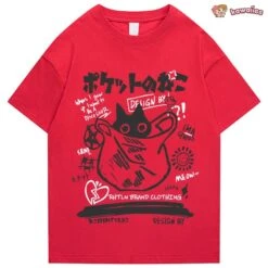 Apparel Japanese-theme Black Cat In A Bag Unisex Tee -Kawaii Store kawaiies plushies plush softtoy japanese theme black cat in a bag unisex tee apparel 169579