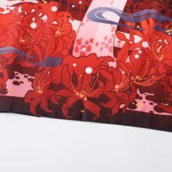 Apparel Japanese-themed Black Red Fox Snake Shrine Women's Kimono -Kawaii Store kawaiies plushies plush softtoy japanese themed black red fox snake shrine womens kimono kimono 507426