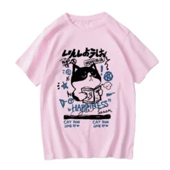 Apparel Japanese Themed Cat Finding Happiness Unisex Tee 16 Apparel Japanese Themed Cat Finding Happiness Unisex Tee -Kawaii Store kawaiies plushies plush softtoy japanese themed cat finding happiness unisex tee apparel pink xs 372482
