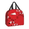 Japanese-themed Cherry Blossom Insulated Lunch Bag Collection -Kawaii Store kawaiies plushies plush softtoy japanese themed cherry blossom insulated lunch bag collection bag red 403032