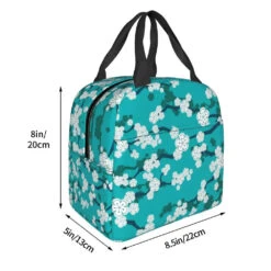 Japanese-themed Cherry Blossom Sakura Insulated Lunch Bags -Kawaii Store kawaiies plushies plush softtoy japanese themed cherry blossom sakura insulated lunch bags bag 300475