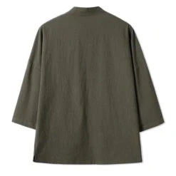 Apparel Japanese-themed Couple Crane Men's Yukata Kimono Jacket -Kawaii Store kawaiies plushies plush softtoy japanese themed couple crane mens yukata kimono jacket kimono 190956