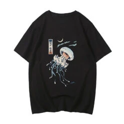 Apparel Japanese-themed Floating Jellyfish Unisex Tee -Kawaii Store kawaiies plushies plush softtoy japanese themed floating jellyfish unisex tee apparel 338831