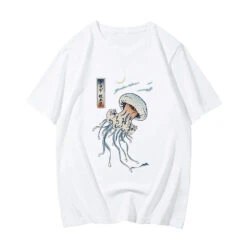 Apparel Japanese-themed Floating Jellyfish Unisex Tee -Kawaii Store kawaiies plushies plush softtoy japanese themed floating jellyfish unisex tee apparel 615083