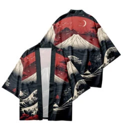 Apparel Japanese-themed Great Wave Off Kanagawa Unisex Kimonos 16 Apparel Japanese-themed Great Wave Off Kanagawa Unisex Kimonos -Kawaii Store kawaiies plushies plush softtoy japanese themed great wave off kanagawa unisex kimonos kimono red s 205275