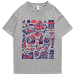 Apparel Japanese-themed Oishi Market Illustration Unisex Tee -Kawaii Store kawaiies plushies plush softtoy japanese themed oishi market illustration unisex tee apparel grey s 759219