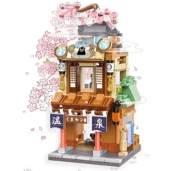 Japanese-themed Ramen Hot Spring Sushi Tea Micro Building Sets -Kawaii Store kawaiies plushies plush softtoy japanese themed ramen hot spring sushi tea micro building sets build it 703982