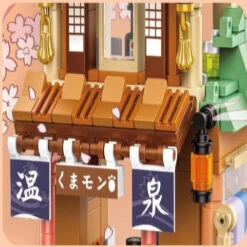 Japanese-themed Ramen Hot Spring Sushi Tea Micro Building Sets -Kawaii Store kawaiies plushies plush softtoy japanese themed ramen hot spring sushi tea micro building sets build it 801835