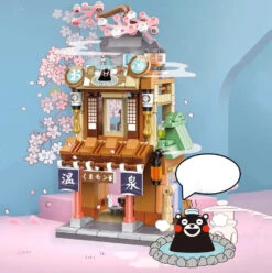 Japanese-themed Ramen Hot Spring Sushi Tea Micro Building Sets -Kawaii Store kawaiies plushies plush softtoy japanese themed ramen hot spring sushi tea micro building sets build it 932464