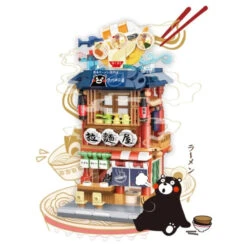 Japanese-themed Ramen Hot Spring Sushi Tea Micro Building Sets -Kawaii Store kawaiies plushies plush softtoy japanese themed ramen hot spring sushi tea micro building sets build it 962057