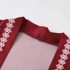 Apparel Japanese-themed Red Shrines Sakura Unisex Kimono -Kawaii Store kawaiies plushies plush softtoy japanese themed red shrines sakura unisex kimono kimono 747569