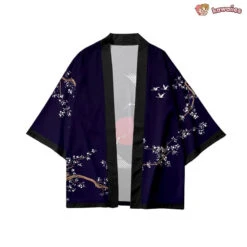 Apparel Japanese-themed Red Sun White Cranes Unisex Kimono -Kawaii Store kawaiies plushies plush softtoy japanese themed red sun white cranes unisex kimono kimono 875246