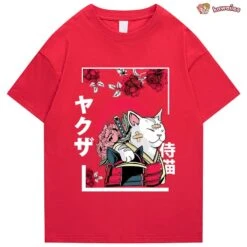 Apparel Japanese-themed Samurai Cat Rose Kanji Unisex Tee 26 Apparel Japanese-themed Samurai Cat Rose Kanji Unisex Tee -Kawaii Store kawaiies plushies plush softtoy japanese themed samurai cat rose kanji unisex tee apparel 484717
