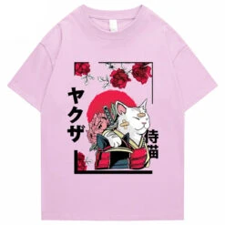 Apparel Japanese-themed Samurai Cat Rose Kanji Unisex Tee 20 Apparel Japanese-themed Samurai Cat Rose Kanji Unisex Tee -Kawaii Store kawaiies plushies plush softtoy japanese themed samurai cat rose kanji unisex tee apparel pink xs 910239