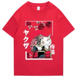 Apparel Japanese-themed Samurai Cat Rose Kanji Unisex Tee 22 Apparel Japanese-themed Samurai Cat Rose Kanji Unisex Tee -Kawaii Store kawaiies plushies plush softtoy japanese themed samurai cat rose kanji unisex tee apparel red xs 180400
