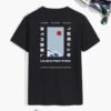 Apparel Japanese-themed Wave Red Sun Kanji Unisex Tee -Kawaii Store kawaiies plushies plush softtoy japanese themed wave red sun kanji unisex tee tops 871179