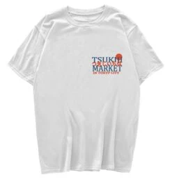 Apparel Japanese Tokyo Tsukiji Fish Market Unisex Tee -Kawaii Store kawaiies plushies plush softtoy japanese tokyo tsukiji fish market unisex tee apparel 266065
