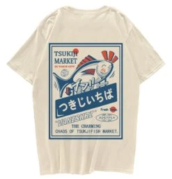 Apparel Japanese Tokyo Tsukiji Fish Market Unisex Tee