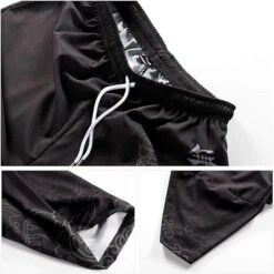 Apparel Japanese White Black Sakura Crane Mountains Mens Two-Piece Kimono Yukata Top & Pants Sets -Kawaii Store kawaiies plushies plush softtoy japanese white black sakura crane mountains mens two piece kimono yukata top pants sets kimono 347272